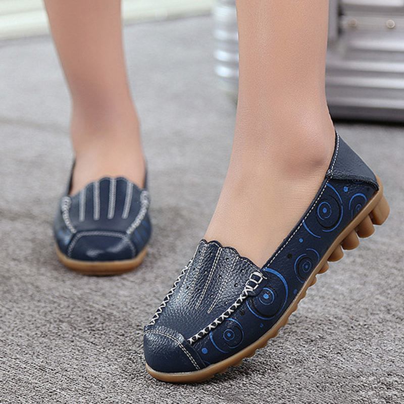 Kvinnor Slip On Flat Loafers