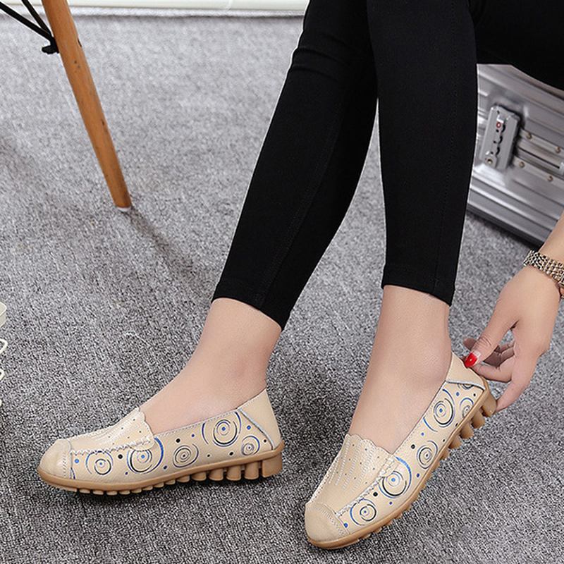 Kvinnor Slip On Flat Loafers