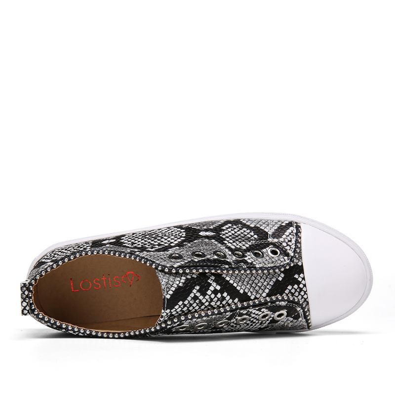 Kvinnor Soild Färg Dubbade Slip On Flats