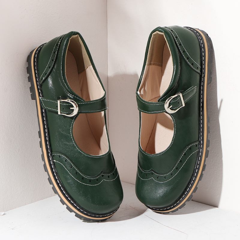 Kvinnor Stor Storlek Halkbeständig Rund Tå Casual Spring Flats Loafers