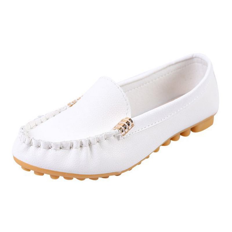 Kvinnor Stricing Non Slip Mjuk Sula Casual Slip On Loafers