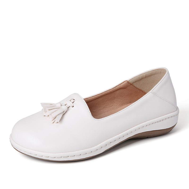 Kvinnor Tofs Enfärgad Casual Casal Flats