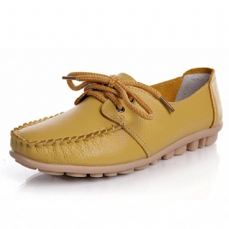 Nya Trendiga Casual Platt Klack Skor Bow Knot Rund Toe Slip Candy Färg Loafer Skor