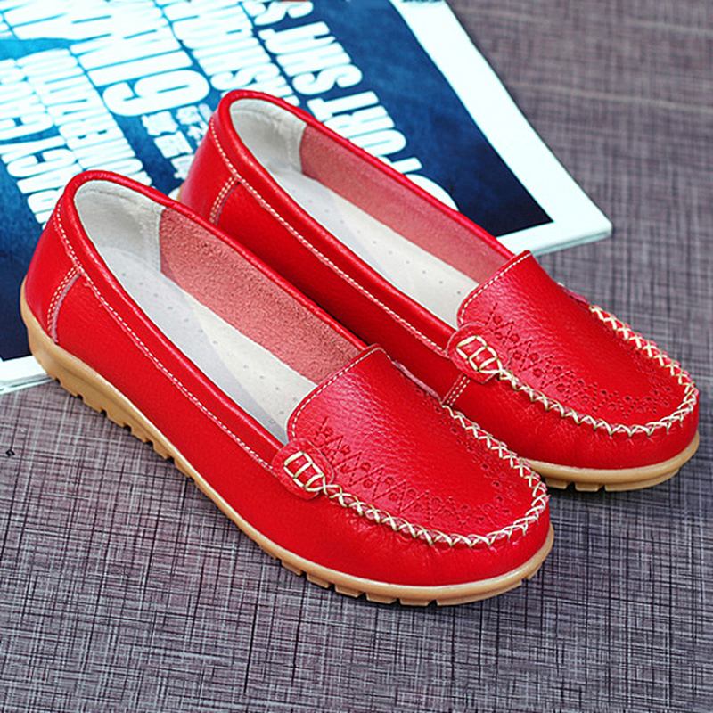 Platta Skor För Kvinnor Casual Slip On Outdoor Loafers