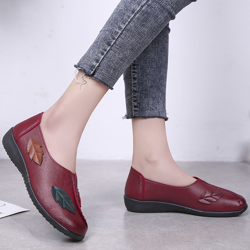 Soft Blommor Flats Dam Loafers