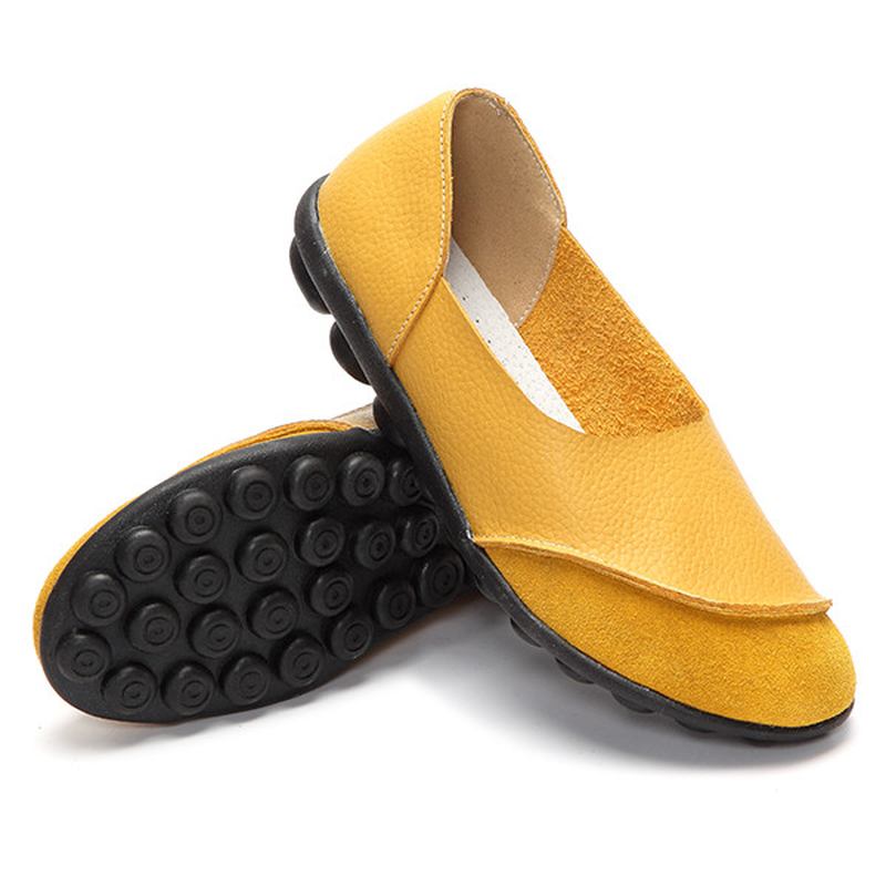 Soft Slip On Pattern Match Casual Flat Shoes