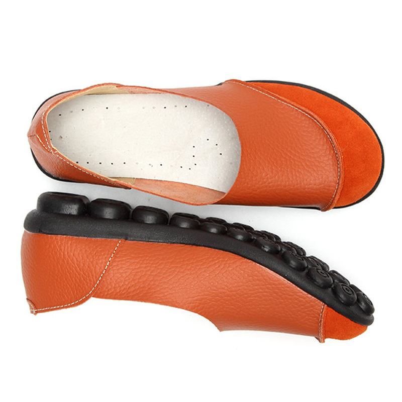 Soft Slip On Pattern Match Casual Flat Shoes