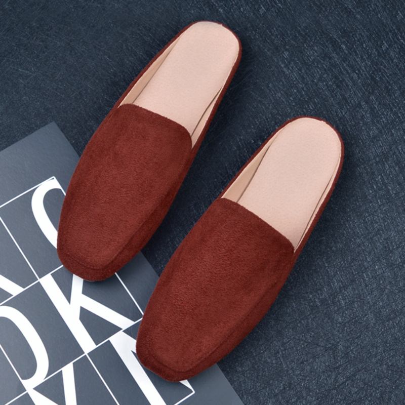 Stor Storlek Ren Färg Lättvikts Casual Flats Loafers