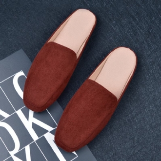 Stor Storlek Ren Färg Lättvikts Casual Flats Loafers