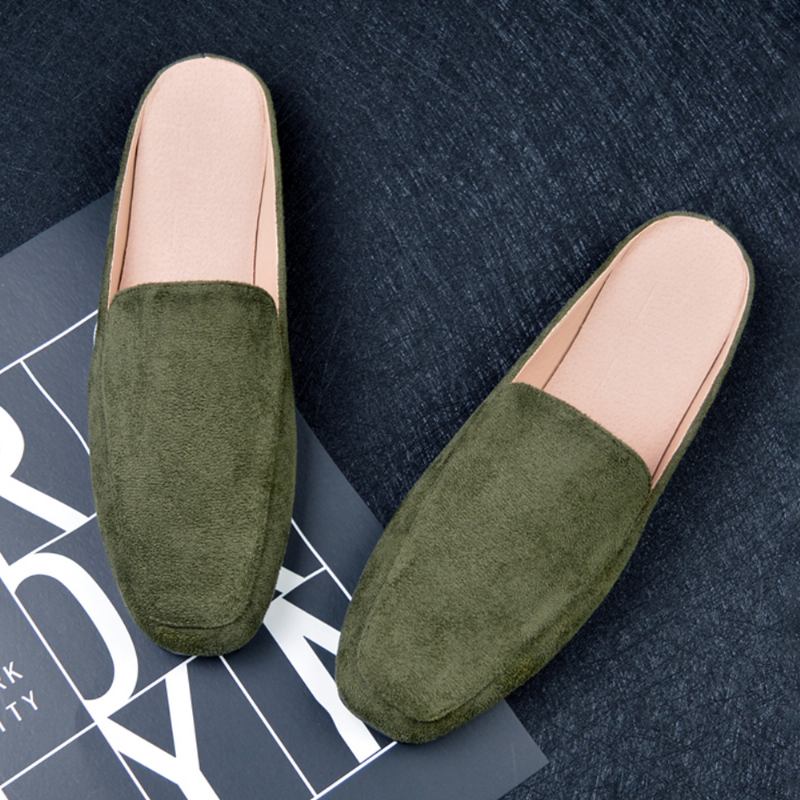 Stor Storlek Ren Färg Lättvikts Casual Flats Loafers