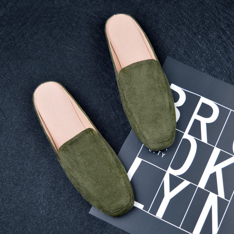 Stor Storlek Ren Färg Lättvikts Casual Flats Loafers