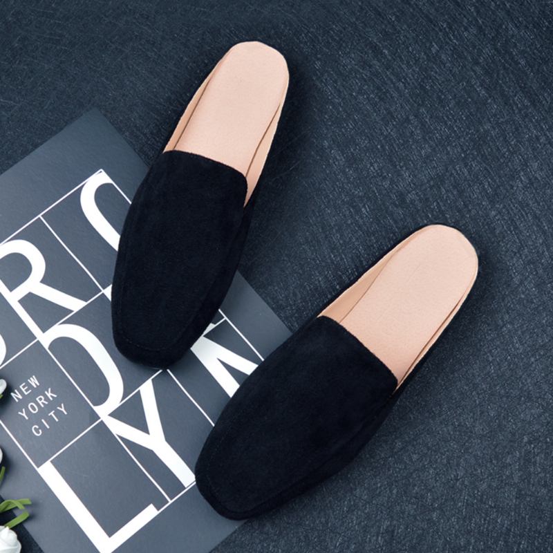 Stor Storlek Ren Färg Lättvikts Casual Flats Loafers