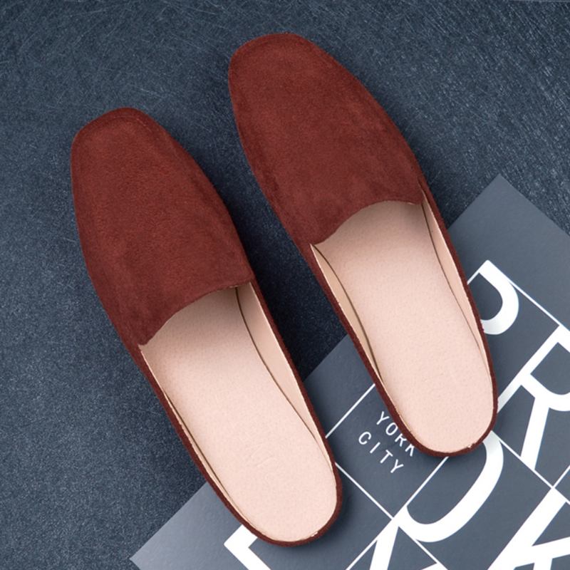 Stor Storlek Ren Färg Lättvikts Casual Flats Loafers