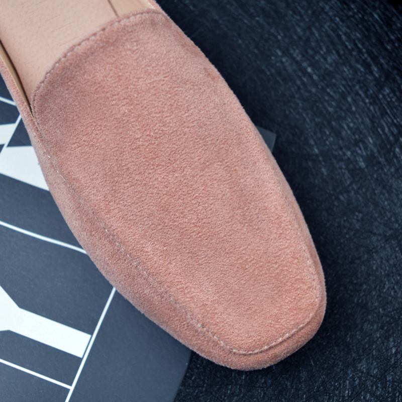 Stor Storlek Ren Färg Lättvikts Casual Flats Loafers