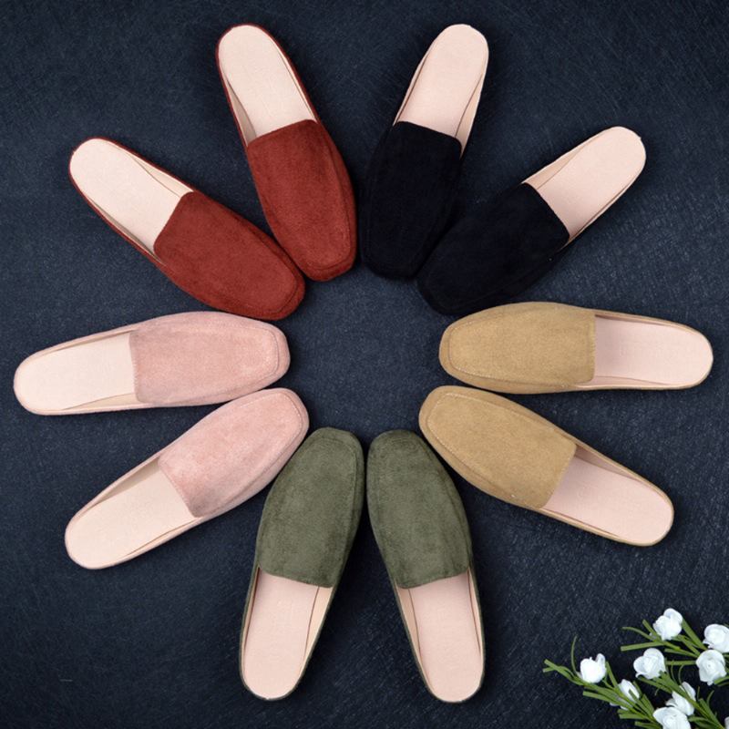 Stor Storlek Ren Färg Lättvikts Casual Flats Loafers