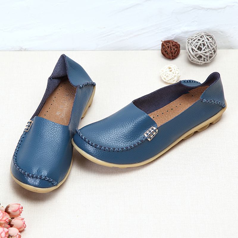 Usa Storlek 5-13 Platta Skor För Kvinnor Casual Bekväm Utomhus Slip On Loafers