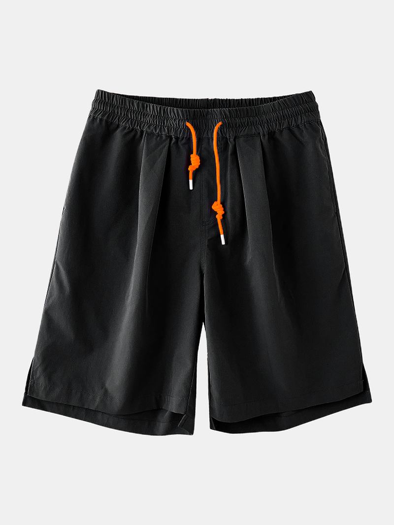 Casual Dragsko För Män Andas Elastisk Midja Passform Fickshorts