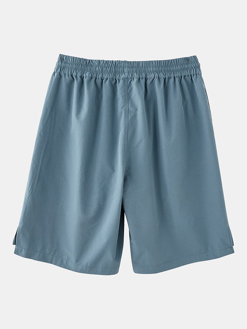 Casual Dragsko För Män Andas Elastisk Midja Passform Fickshorts