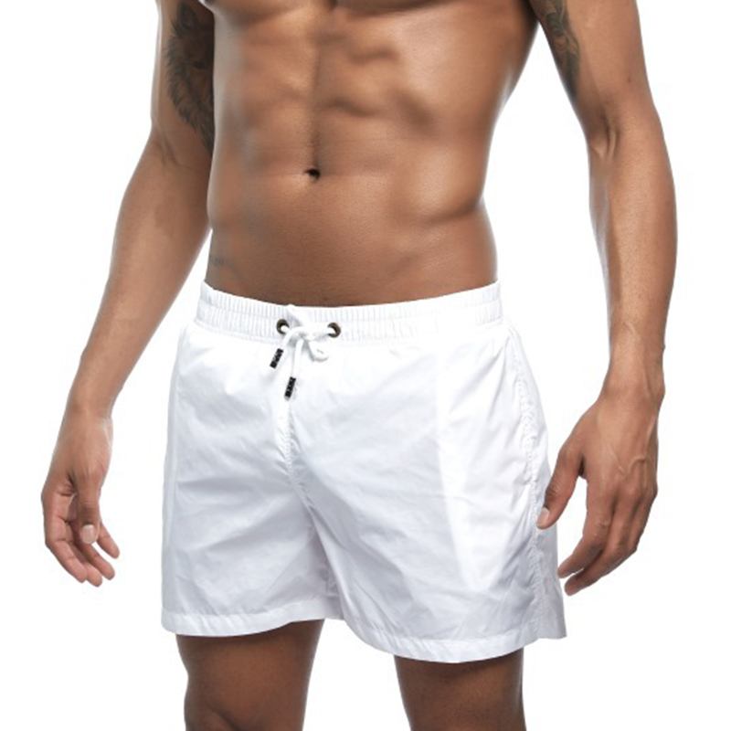 Enfärgade Sommartunna Casual Board Shorts För Män