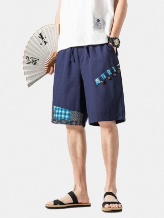 Ficksömmar För Män Färg Beach Casual Raka Shorts