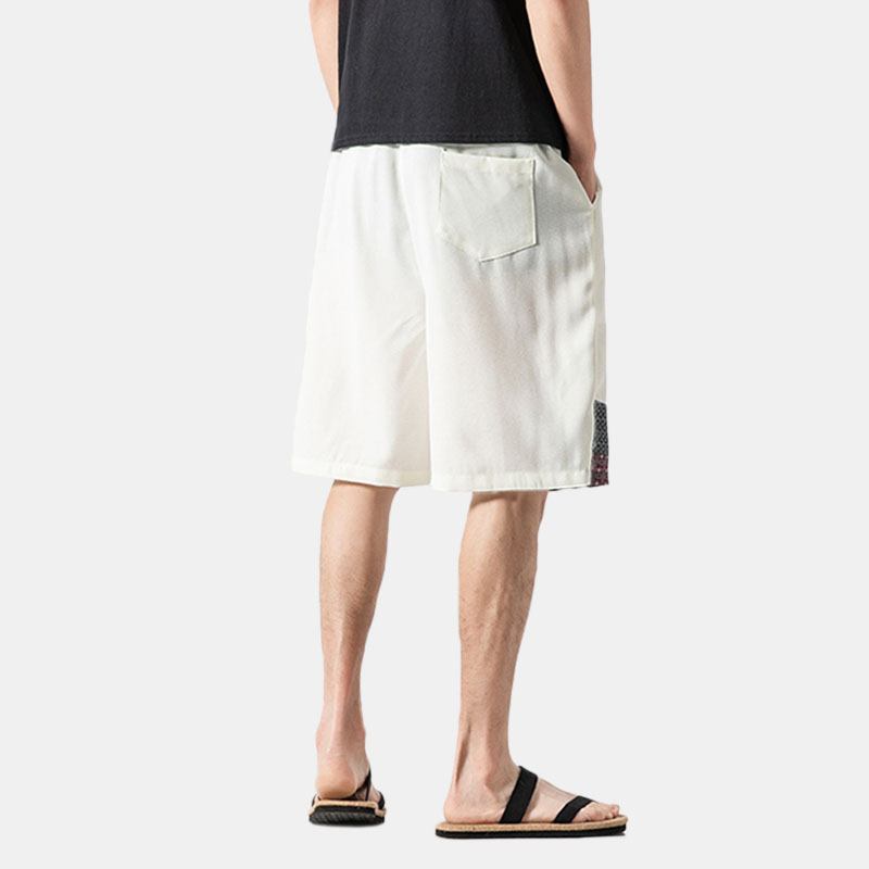 Ficksömmar För Män Färg Beach Casual Raka Shorts