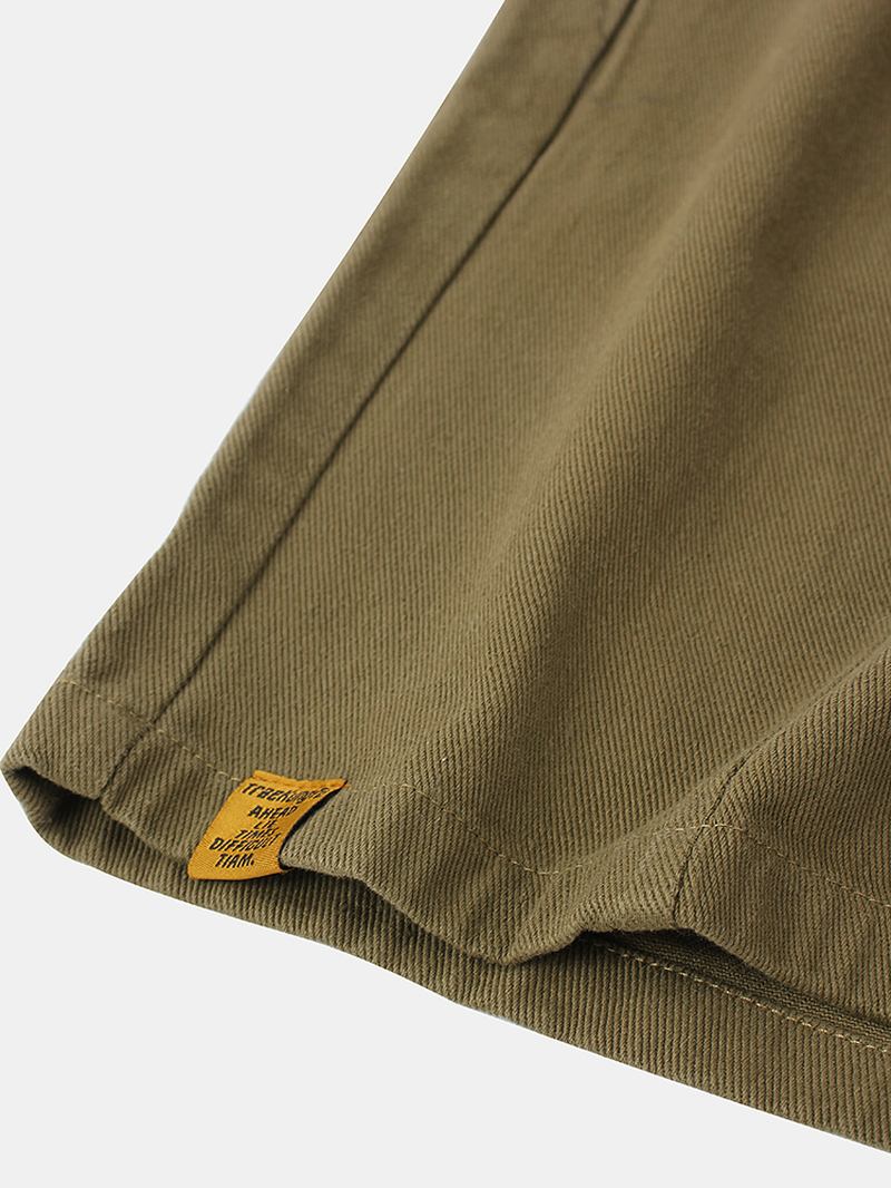 Herr Casual Bomull Dragsko Med Flera Fickor Cargo Shorts