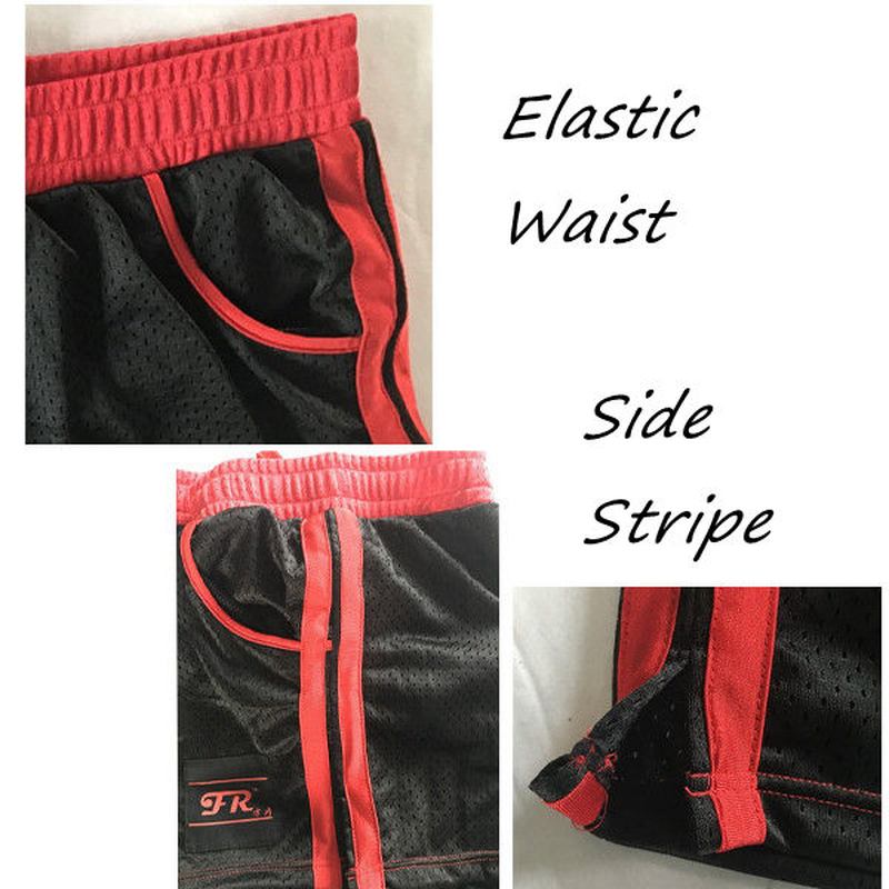 Herr Mesh Underkläder Shorts Fritid Mode Löpning Fitness Elastisk Midja Dragsko Sports Shorts