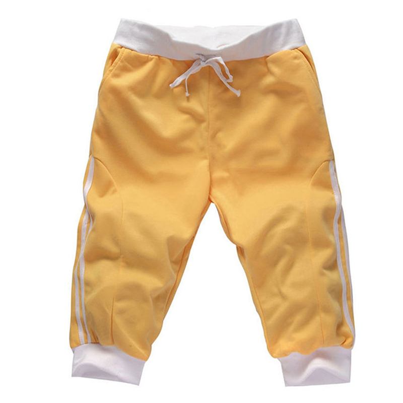 Herr Sommar Casual Sport Spell Färg Shorts Elastiska Midja Shorts