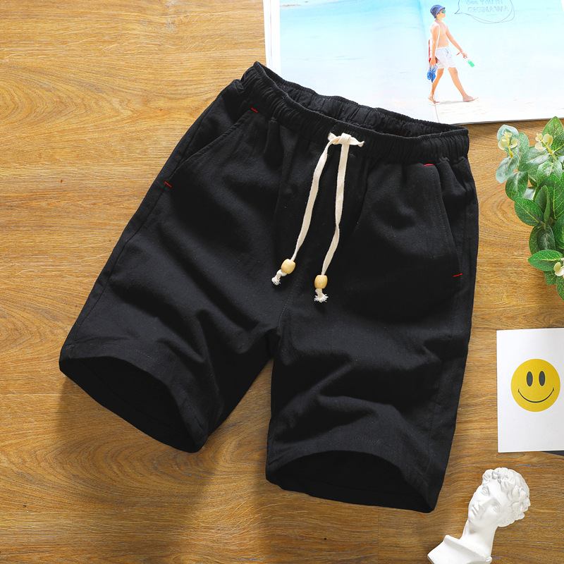 Herr Sommarmode Andas Enfärgade Casual Shorts