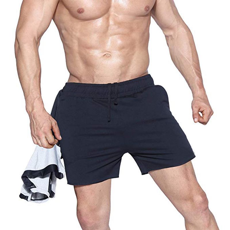 Herr Sport Andas Lös Elastisk Midja Runnin Shorts