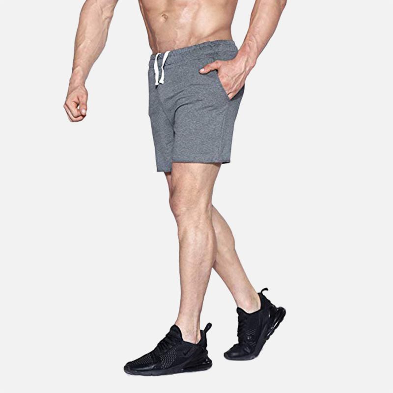 Herr Sport Andas Lös Elastisk Midja Runnin Shorts