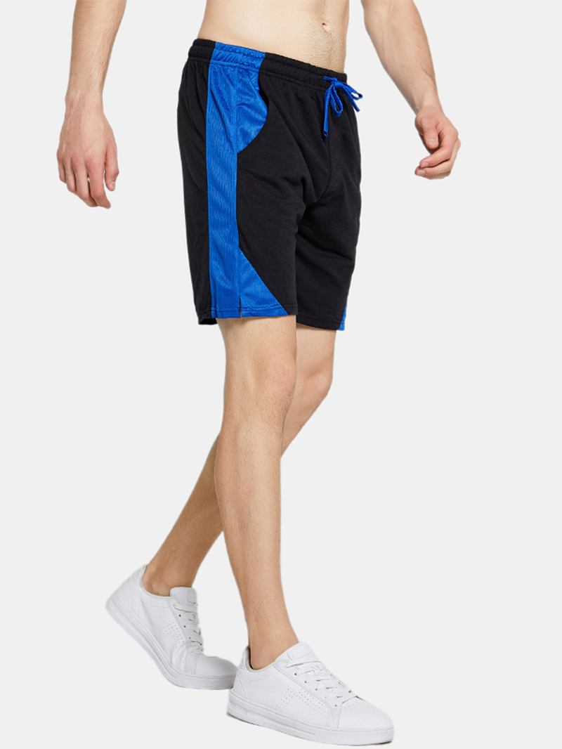 Herr Sport Patchwork Andas Dragsko Casual Shorts