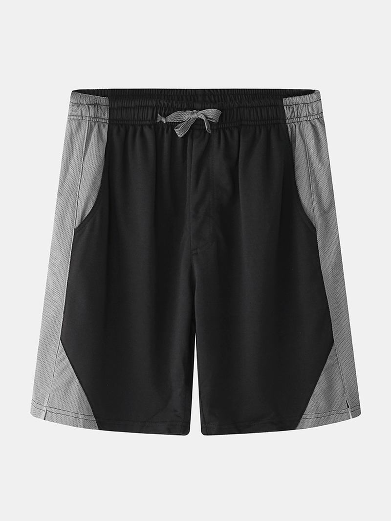 Herr Sport Patchwork Andas Dragsko Casual Shorts