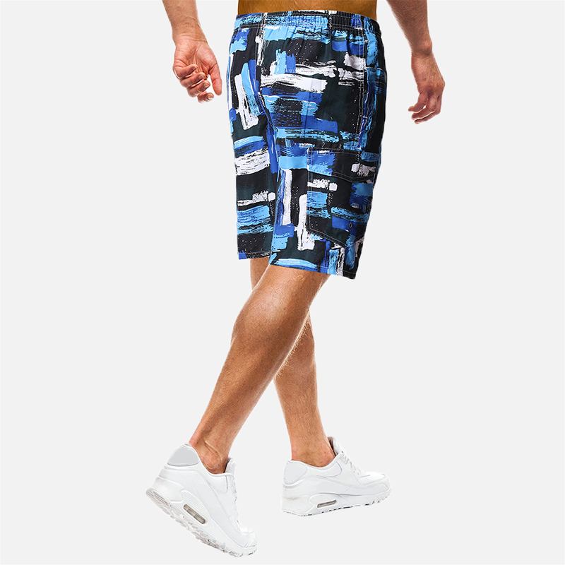 Herr Summer Beach Vacation Loose Med Tryck Board Shorts