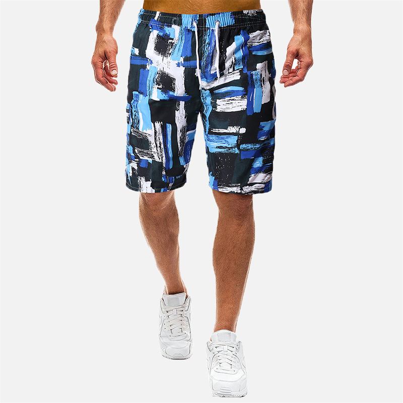 Herr Summer Beach Vacation Loose Med Tryck Board Shorts