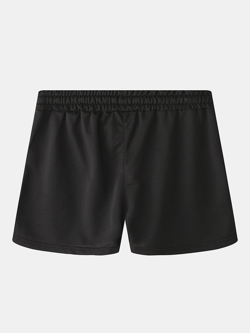 Män Casual Pocket Letter Med Tryck Shorts