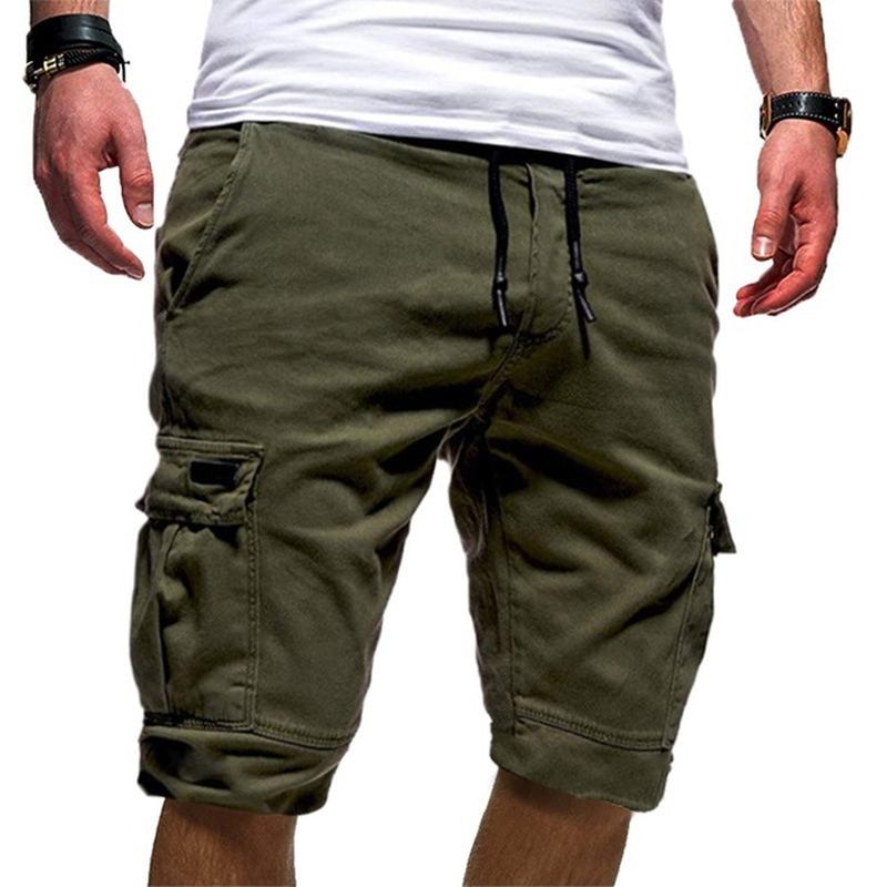 Säsong Nya Herr Ungdom Mode Lösa Byxor Herr Fina Casual Shorts