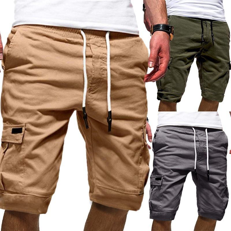 Säsong Nya Herr Ungdom Mode Lösa Byxor Herr Fina Casual Shorts