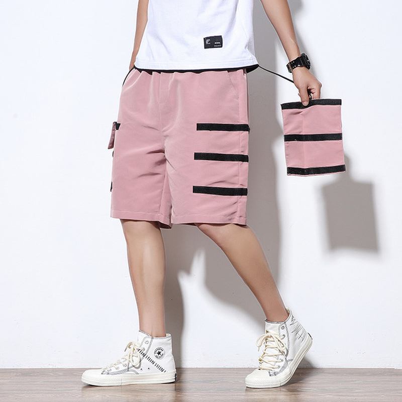 Stor Storlek Tooling Shorts Herr Lös Trend Five Pants