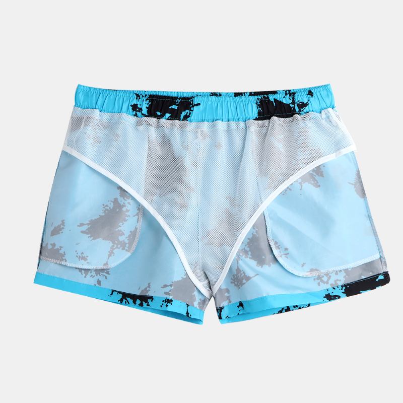 Tie Dye Beach Mini Shorts