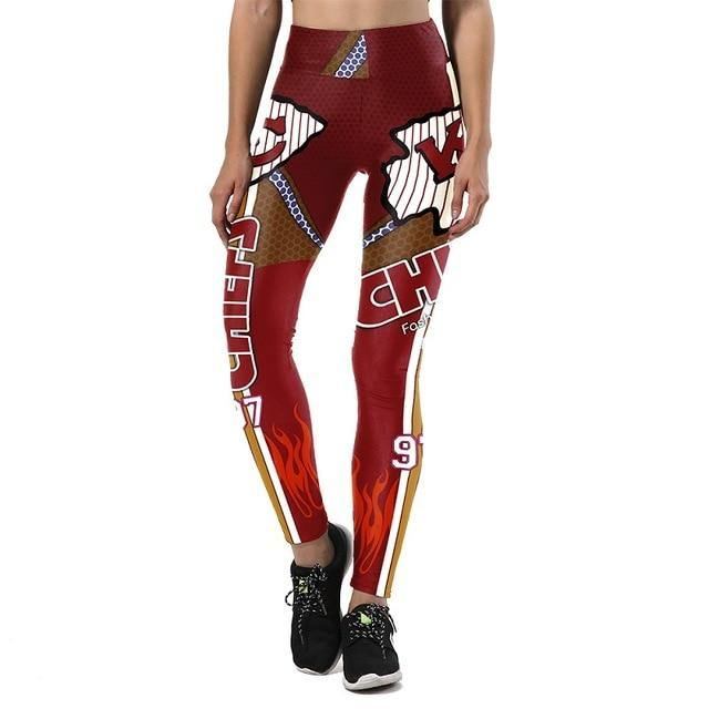 3d-tryckta Olive Team Leggings