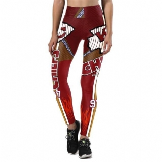 3d-tryckta Olive Team Leggings