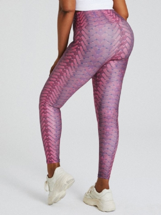 Berömda Bodycon Yoga Leggings Med Hög Midja