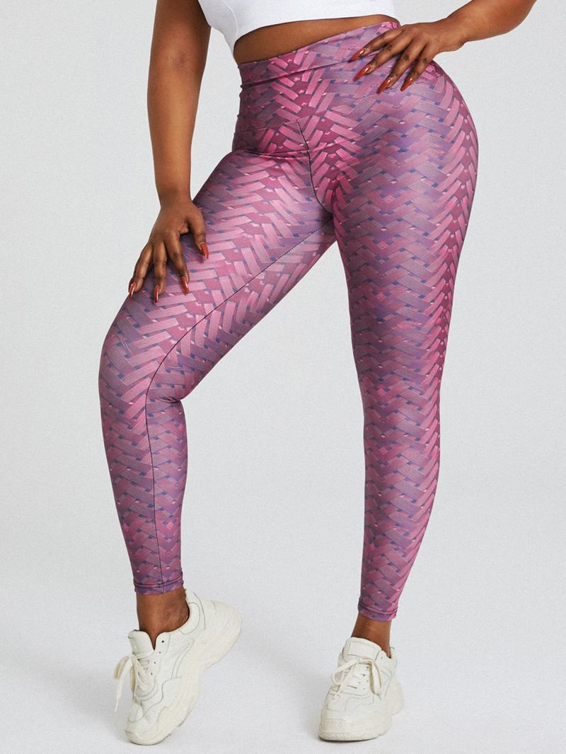 Berömda Bodycon Yoga Leggings Med Hög Midja