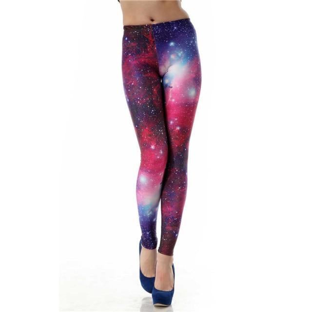 Galaxy Med Tryck Dam Leggings