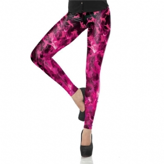 Sommar Höst Legging 3d-tryckt Mode Kvinnor Leggings Katter Legg Tie Dye Kvinna Byxor