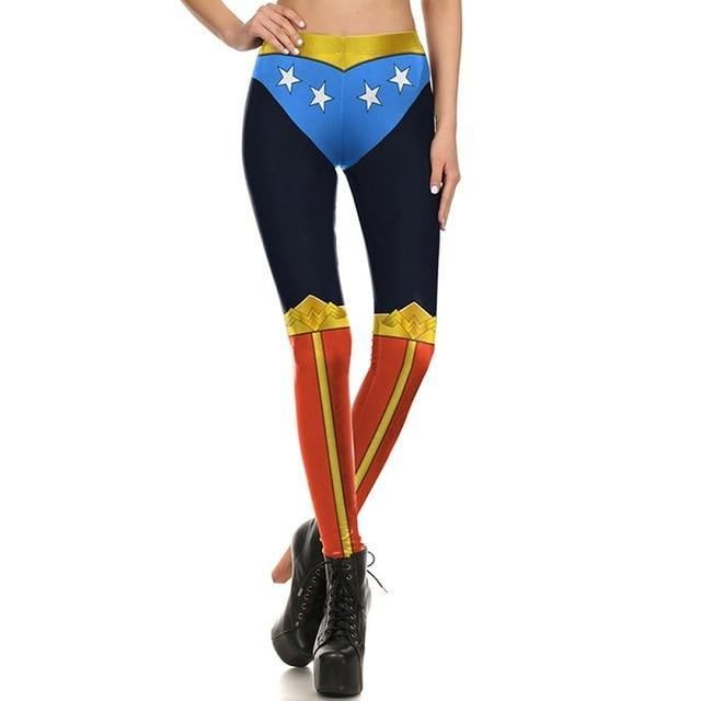 Wonder Dam Cosplay Comic Leggings