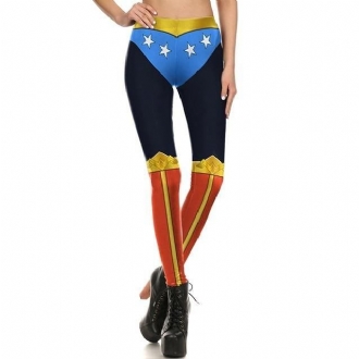 Wonder Dam Cosplay Comic Leggings