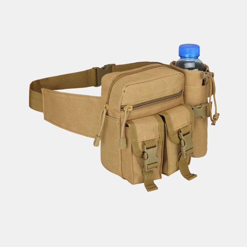 Herr Multifunction Tactical Bältesväska Casual Sling Crossbody Bag Midjeväska