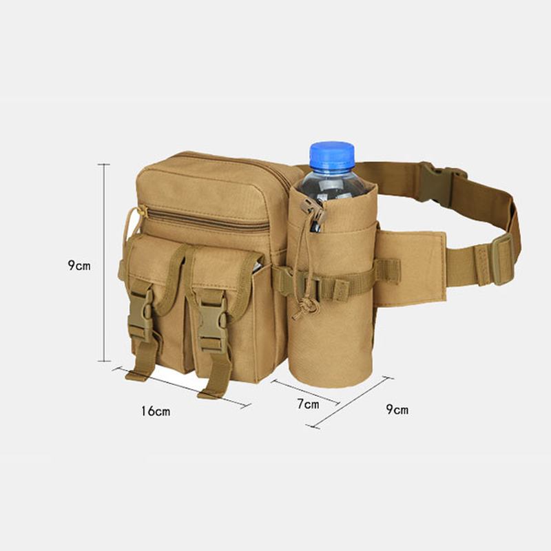 Herr Multifunction Tactical Bältesväska Casual Sling Crossbody Bag Midjeväska